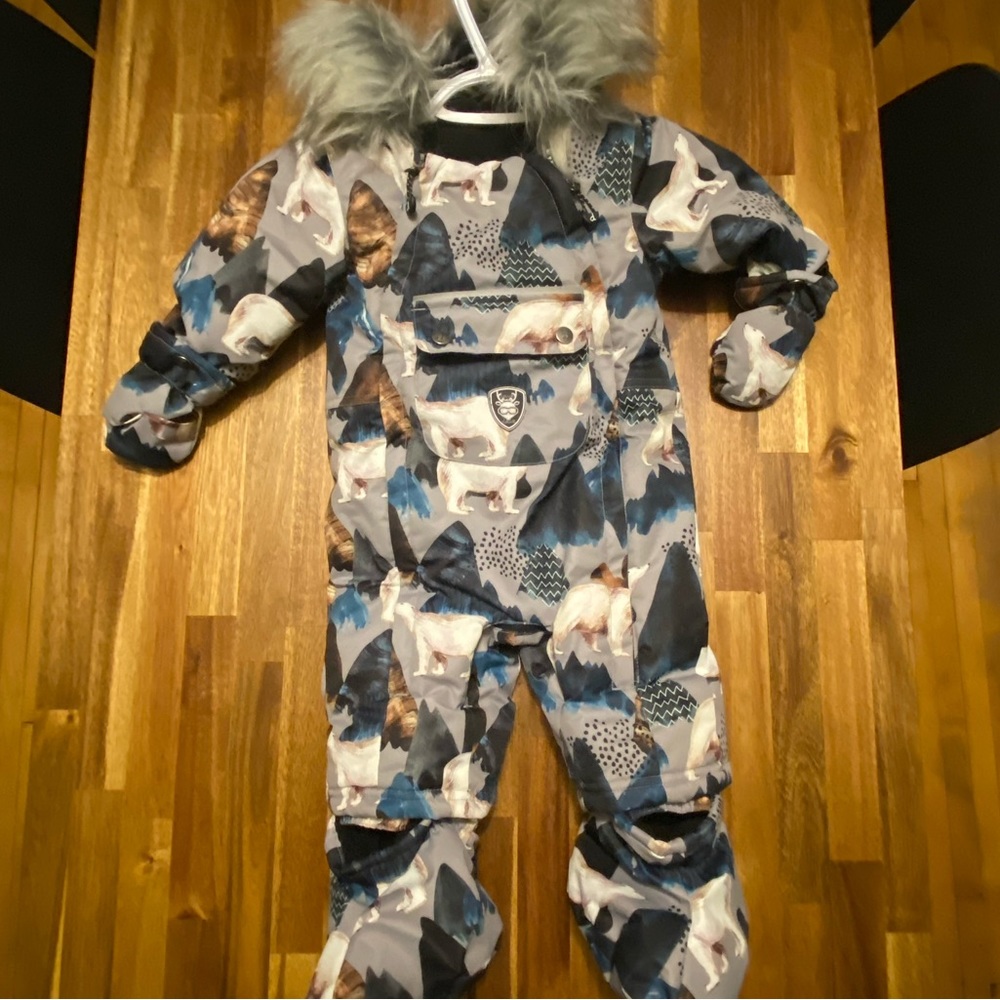 One piece snowsuit